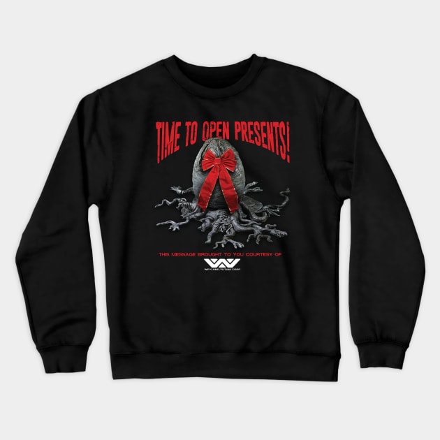 Time to Open Presents Crewneck Sweatshirt by MindsparkCreative